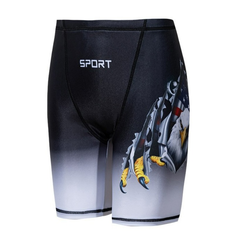 Swim Trunk Quick Dry - 男の子用スイミングショーツ 漫画柄 高弾性 肌に優しい キッズ ボーイズ