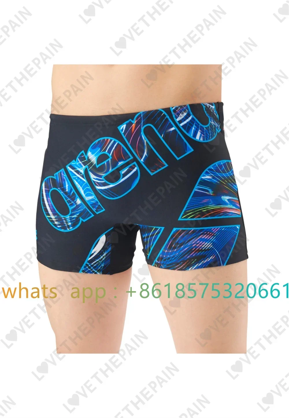 Swim Trunk Quick Dry - 男性ジャマートレーニング水着トランクスショーツビーチタイツ速乾性水泳ランニングスポーツサーフィン水着夏プリントパット