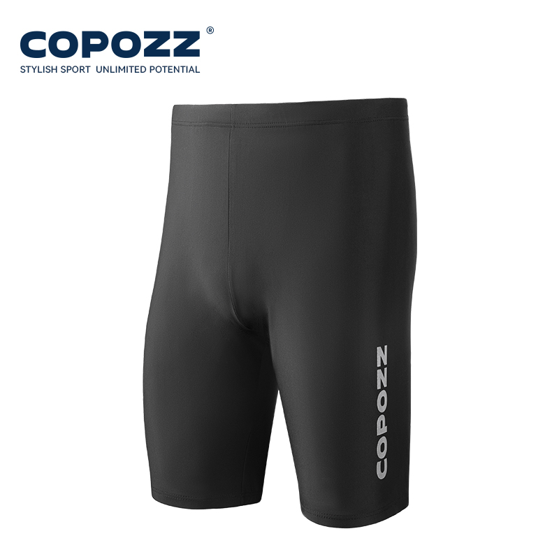 Swim Trunk Quick Dry - COPOZZ プラスサイズメンズ水泳パンツショーツ膝丈競技用サーフトレーニング水着男性速乾性恥ずかしさ防止