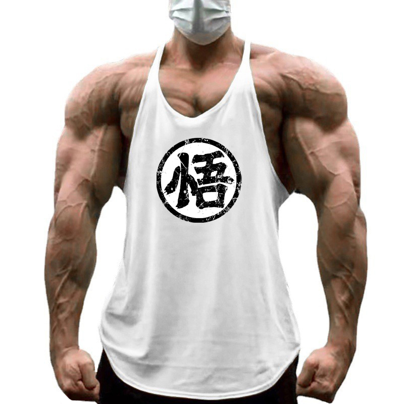 ジムフィットネスボディービルサスペンダー Tシャツメンズファ - Tank Top Muscle のレビューと価格