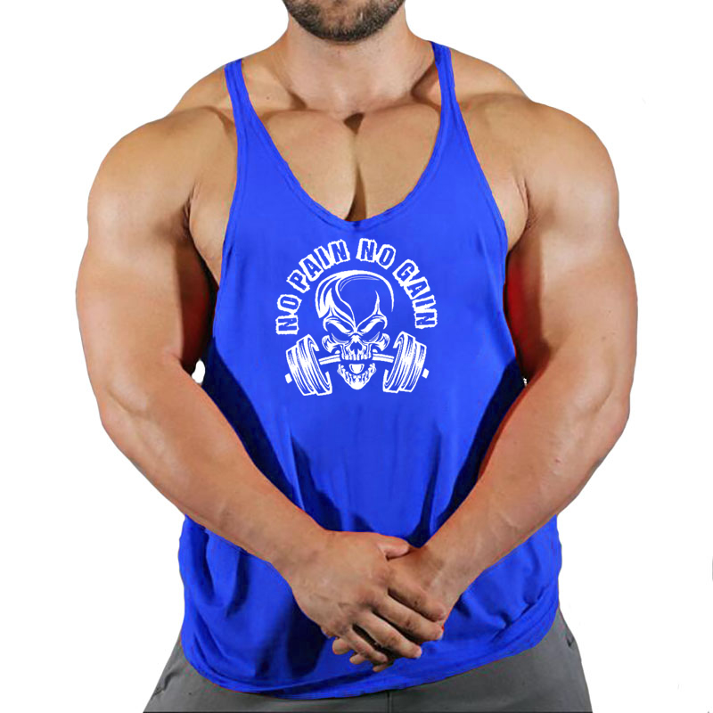 メンズプリントコットンノースリーブTシャツ,通気性タンクトッ - Tank Top Muscle のレビューと価格
