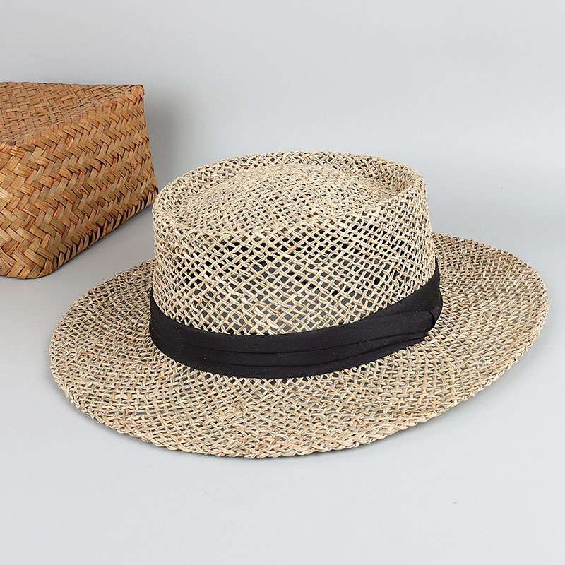 100% 天然草パナマビーチ太陽の帽子女性の夏の麦わら帽子旅 - Bucket Hat Straw のレビューと価格