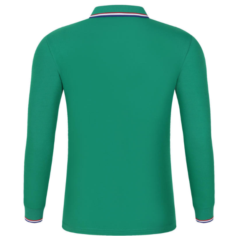 秋の長袖ポロシャツ、カスタムポロ襟付き長袖Tシャツ、プリント - Polo Shirt Pique のレビューと価格