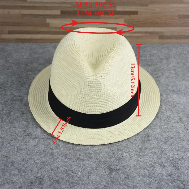 新しいビッグサイズ狭いつば 4 センチメートル太陽の帽子夏カ - Bucket Hat Straw のレビューと価格