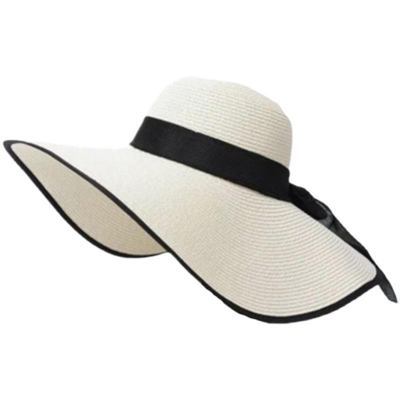 新発売 レディース帽子 折りたたみ式 夏用麦わら帽子 ビーチ - Bucket Hat Straw のレビューと価格