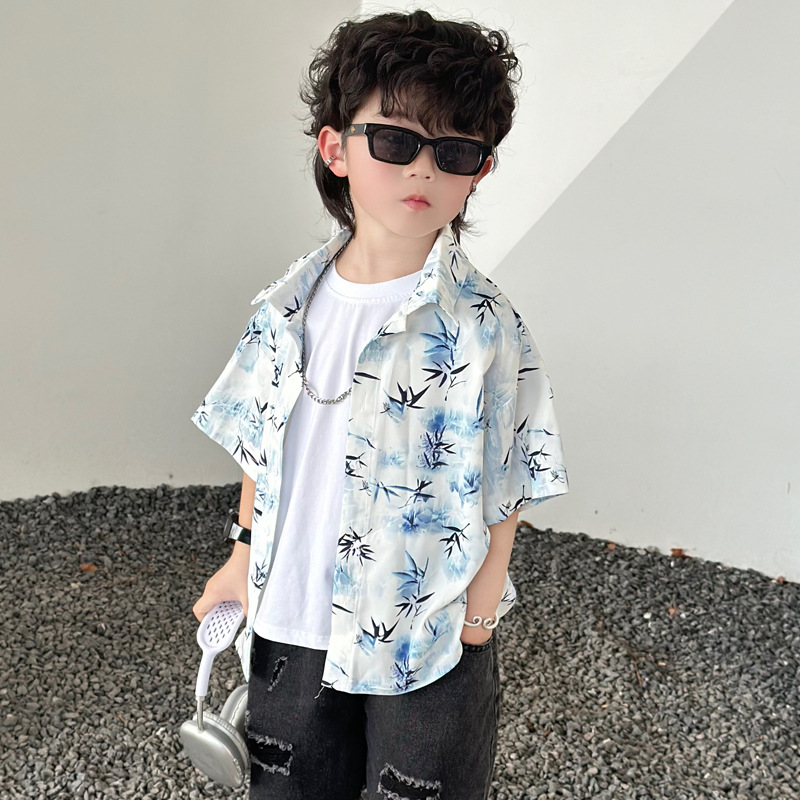 家族,母,娘,ビーチドレス,お父さん,息子,息子,子供,夏の - Resort Shirt Floral のレビューと価格