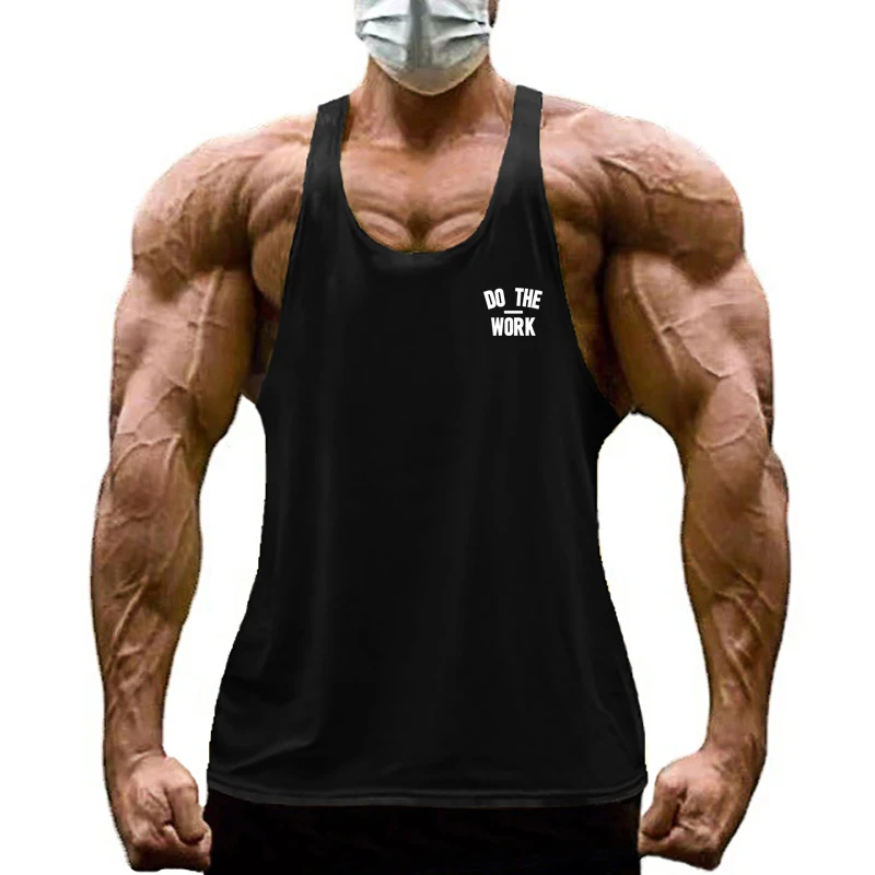 メンズ綿ノースリーブ Tシャツジムボディービルワークアウトタ - Tank Top Muscle のレビューと価格