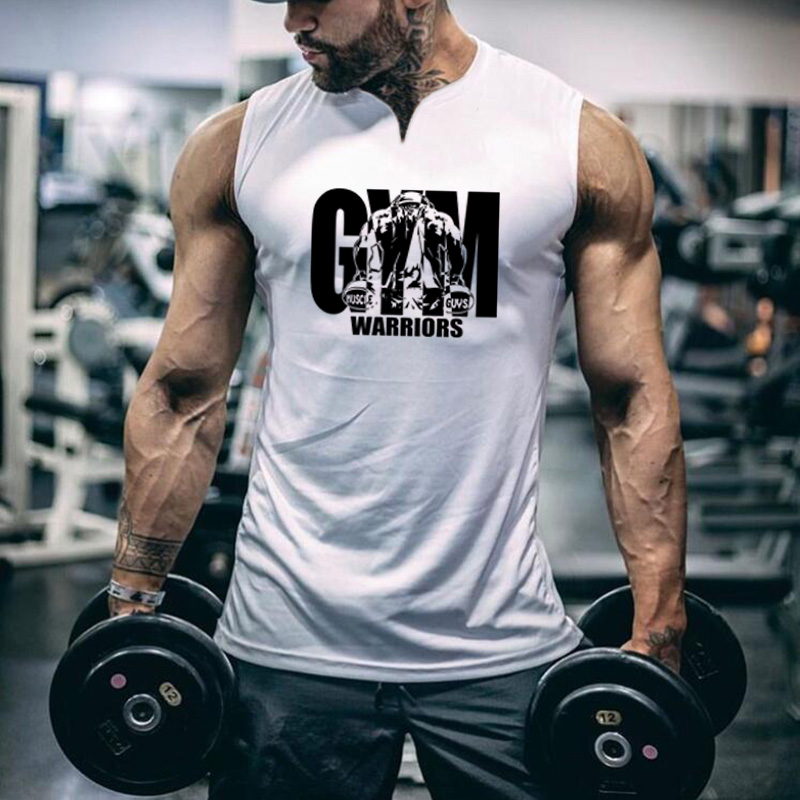 夏ランニング V ネックベストジム服圧縮ノースリーブシャツフ - Tank Top Muscle のレビューと価格