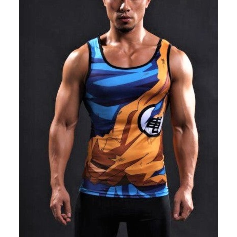 2026夏アニメ悟空コスプレ屋外タンクトップメンズボディビル - Tank Top Muscle のレビューと価格