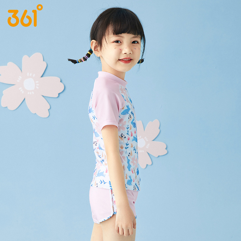 女の子 2 枚防水スポーツビーチスイムシャツトランクス半袖プ - Swim Trunk Quick Dry のレビューと価格
