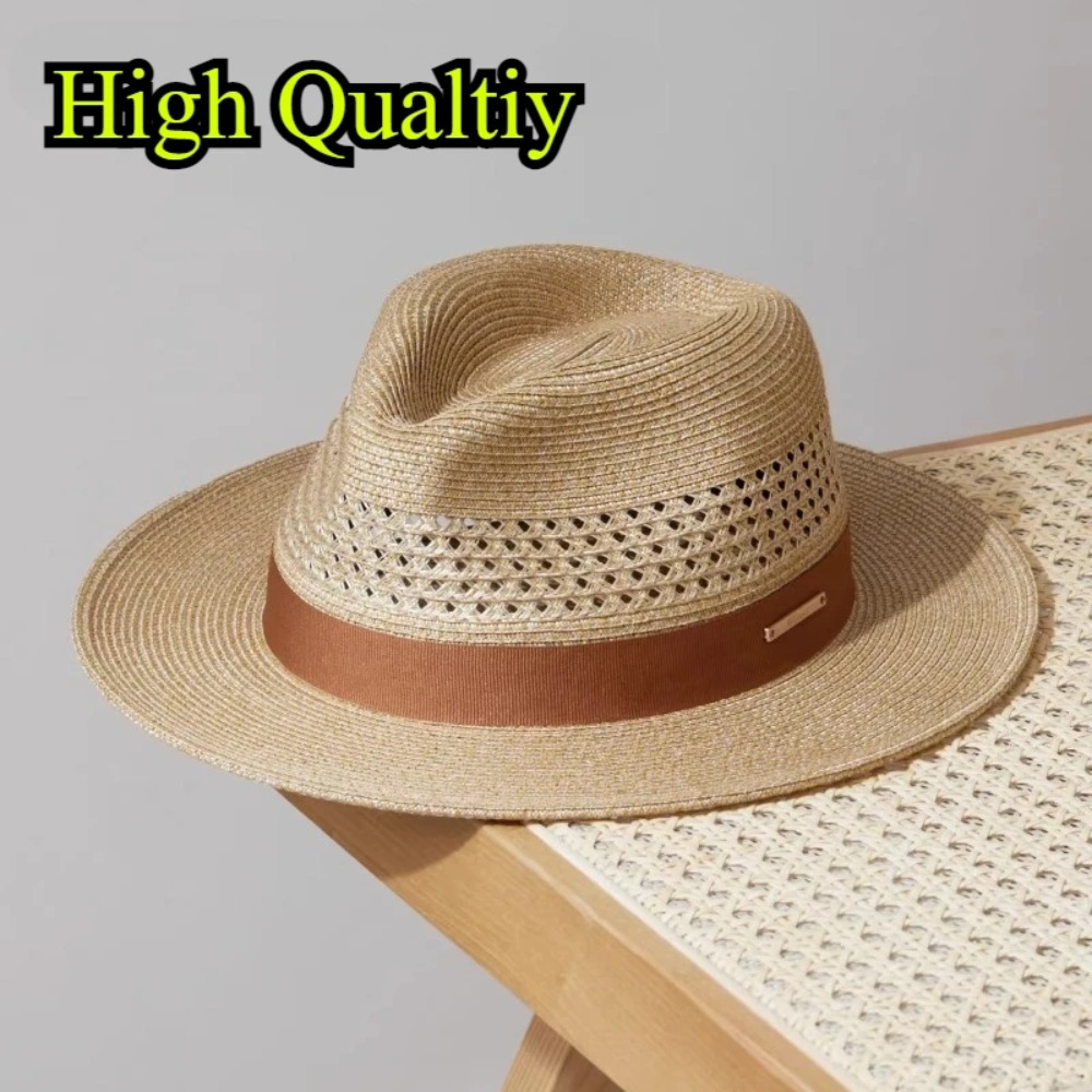 ビッグサイズ 60 センチメートルパナマジャズ麦わら帽子男性 - Bucket Hat Straw のレビューと価格