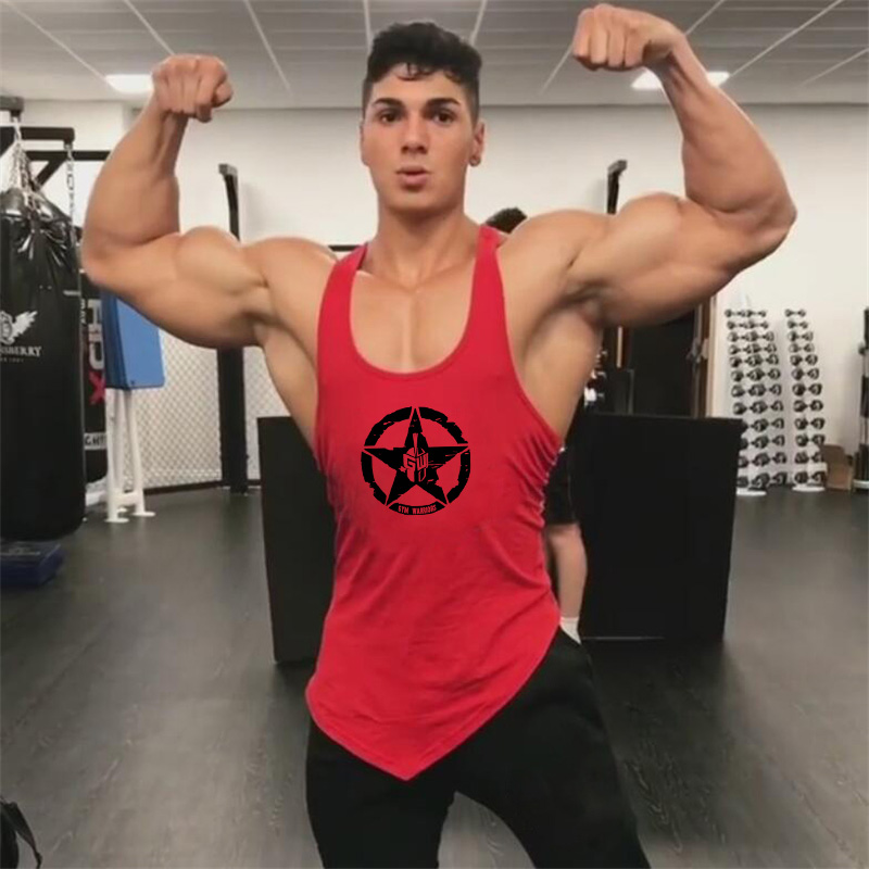 ジムボディービル筋肉シャツ夏ノースリーブ綿通気性タンクトップ - Tank Top Muscle のレビューと価格