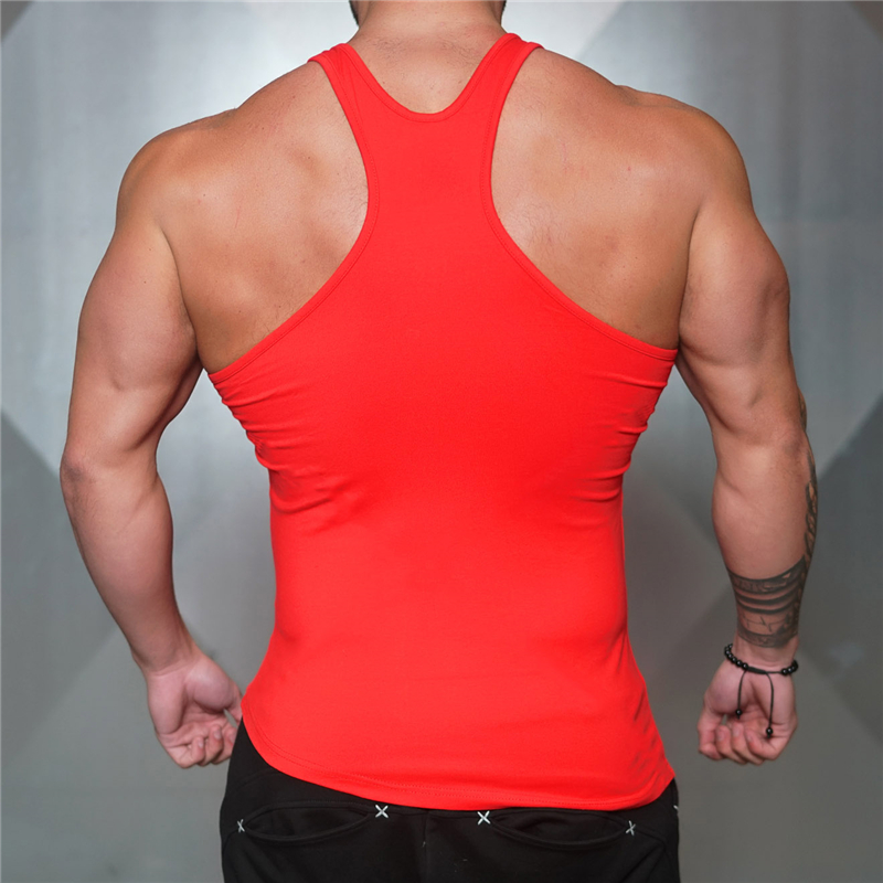 ジムボディービル筋肉シャツ夏ノースリーブ綿通気性タンクトップ - Tank Top Muscle のレビューと価格