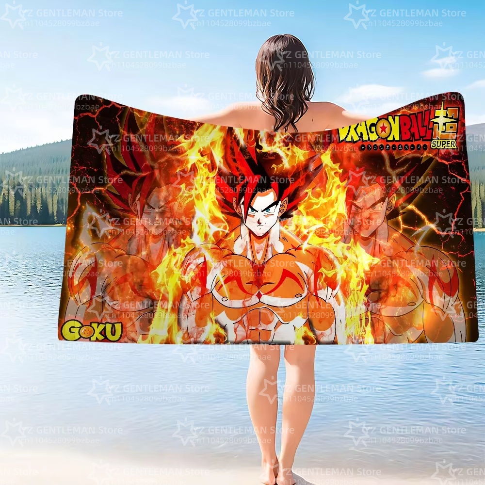 ビーチタオルドラゴンボールバスルーム用バスサウナパーソナルケ - Beach Towel Large のレビューと価格