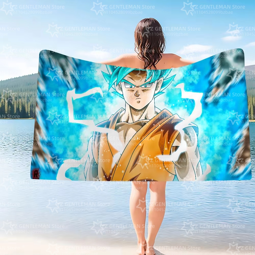 ビーチタオルドラゴンボールバスルーム用バスサウナパーソナルケ - Beach Towel Large のレビューと価格