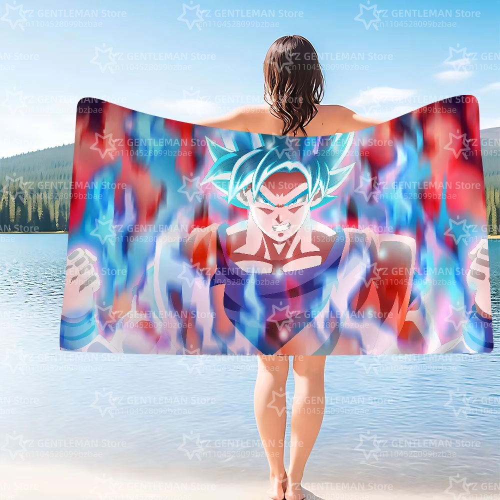 ビーチタオルドラゴンボールバスルーム用バスサウナパーソナルケ - Beach Towel Large のレビューと価格